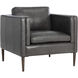 Richmond Brentwood Charcoal Leather Armchair